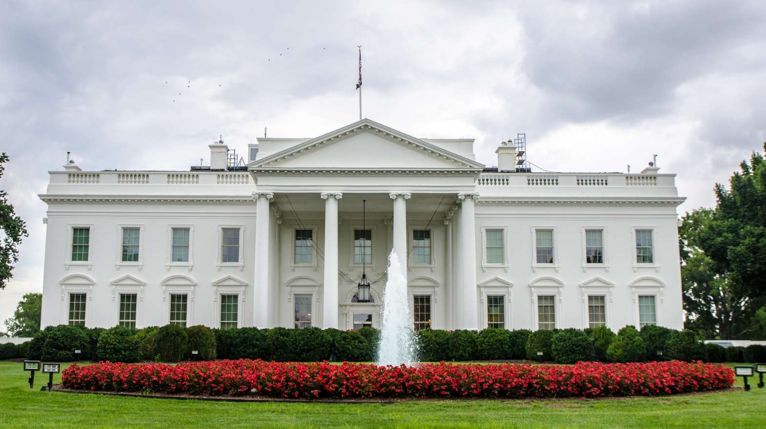 The White House northern facade