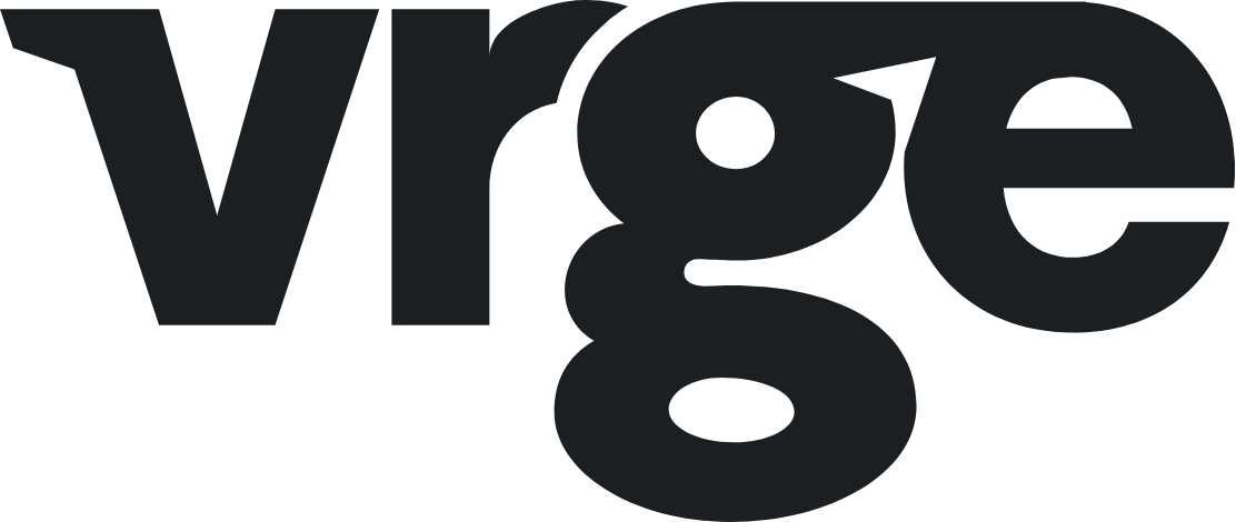 Black VRGE logo